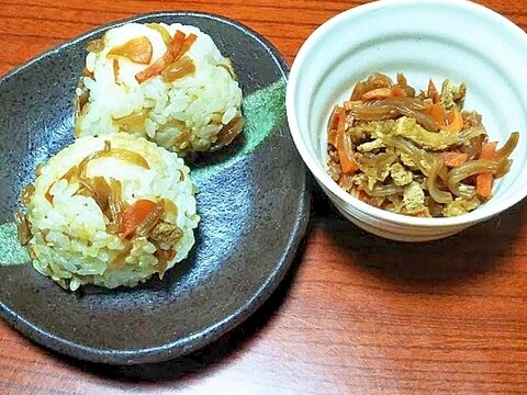 作り置き・しらたきと人参の炒め煮